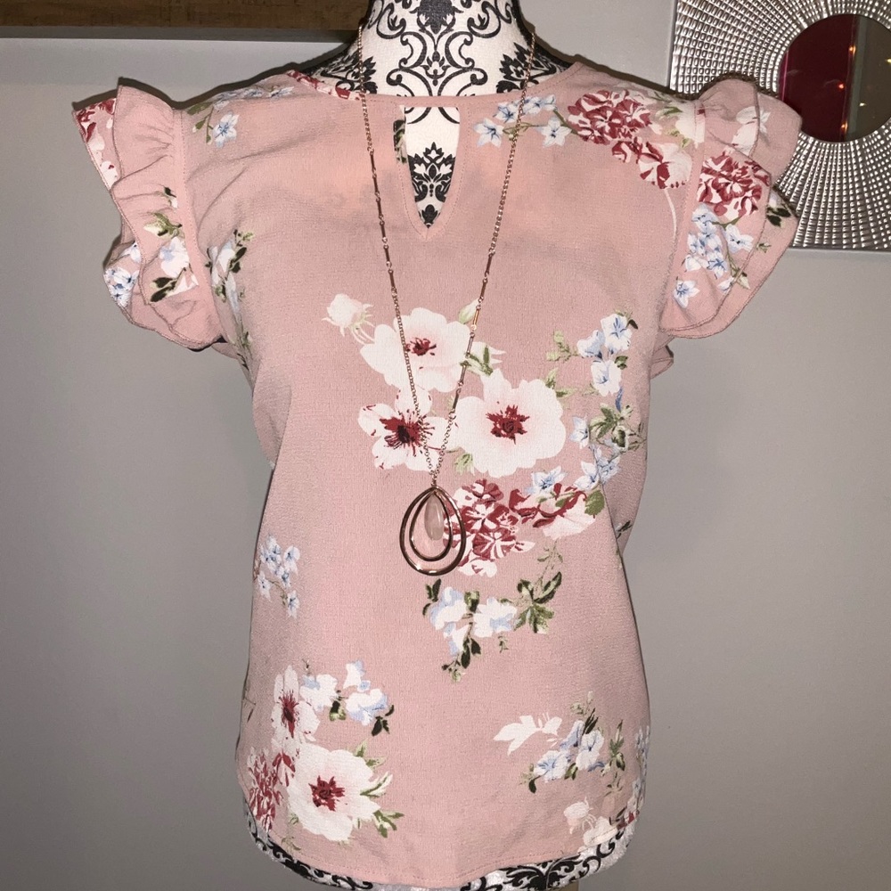 SHEIN Ruffle Sleeve Blouse